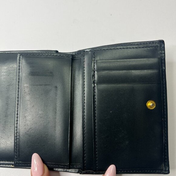 Burberry Vintage Blue and Red Plaid Kiss lock Wallet EUC! - Picture 7 of 9